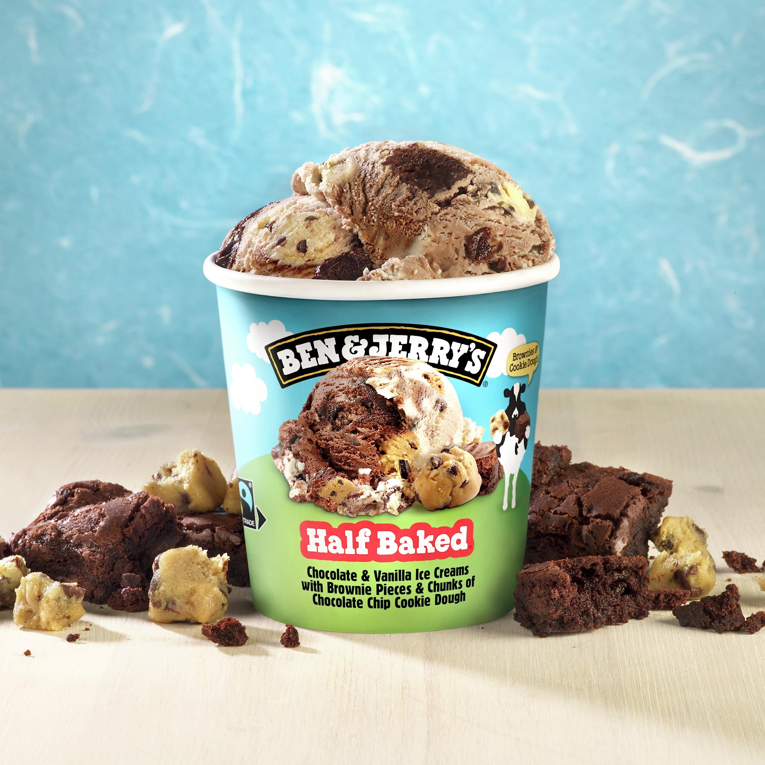 Amazon.com: Ben & Jerry's Half Baked Chocolate and Vanilla Ice